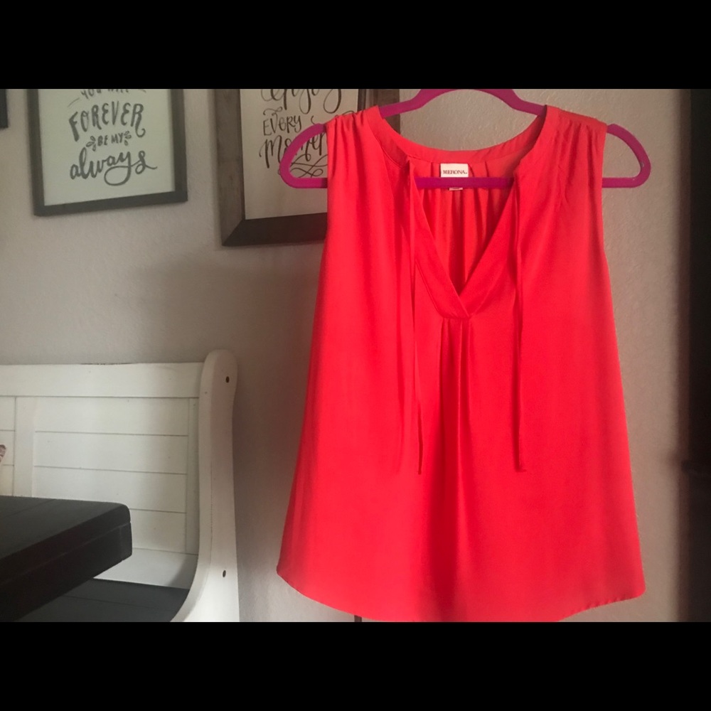 Merona melon/pinkish tank top/blouse